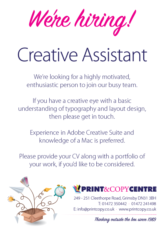 pcc-creative-assistant-job